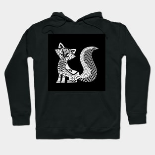 dark kuro fox ecopop Hoodie